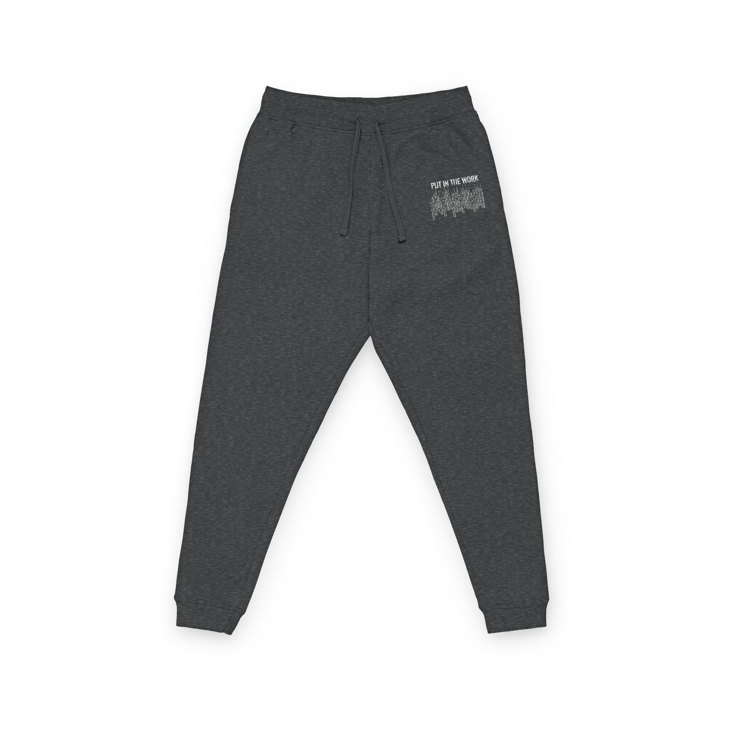 PUT IN THE WORK Embroidered Fleece Joggers