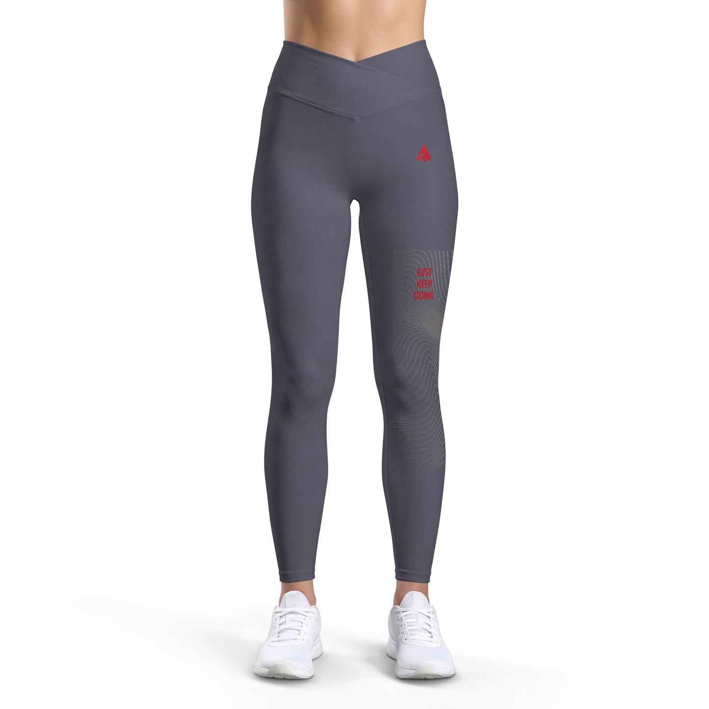 Ladies Luxe Leggings — "Just Keep Going"