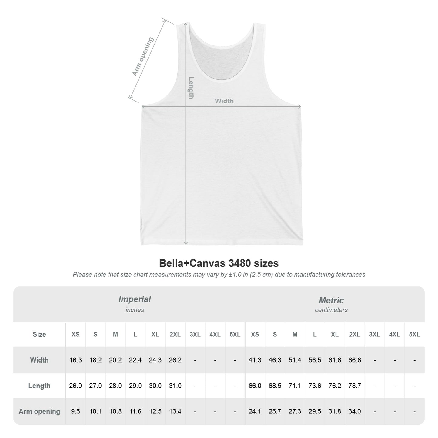 AMGA FIT Unisex Jersey Tank