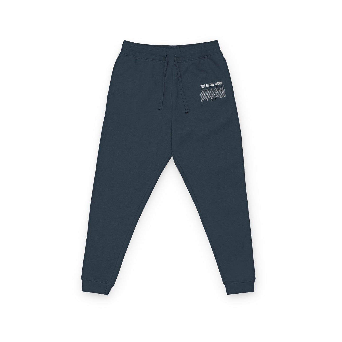 PUT IN THE WORK Embroidered Fleece Joggers